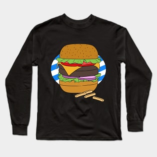 National Cheeseburger Day Fast Food Lovers Long Sleeve T-Shirt